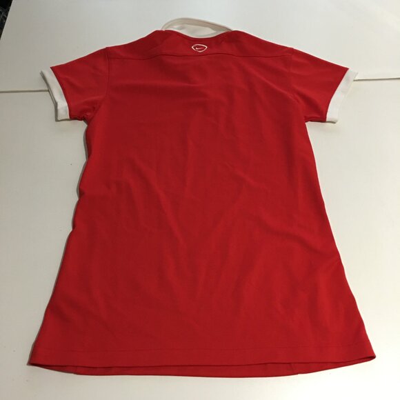 Nike Dri-FIT Womens Small Red Polo Shirt Soccer - Picture 7 of 10